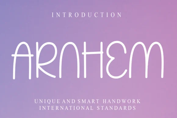 Arnhem Font by Roronoa zoro.S.P.D — Script Handwritten Font