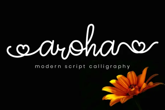 Aroha Script Font by attypestudio — Script Handwritten Font