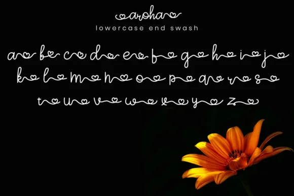 Aroha Script Font by attypestudio — Script Handwritten Font — thumbnail 8