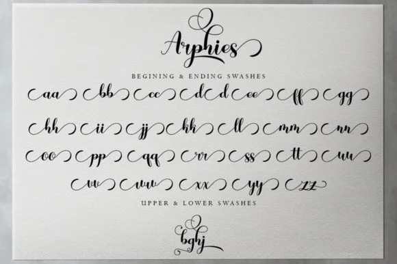 Arphies Font by Skinny type — Script Handwritten Font — thumbnail 7