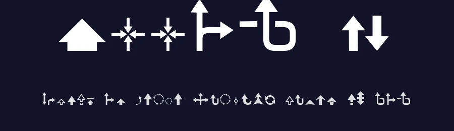Arrow 7 by Style-7 — Dingbats Font — thumbnail 2