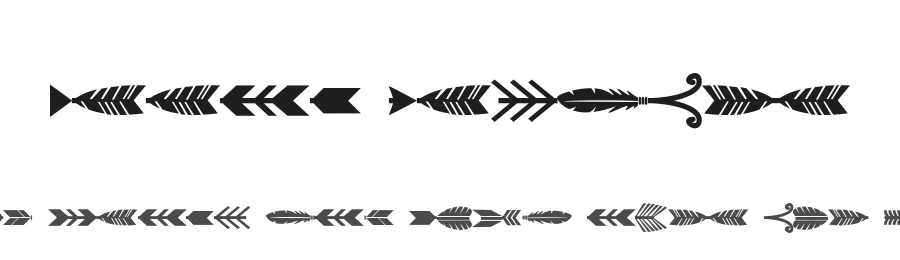 Arrow Crafter by Cleversomeday β Dingbats Font