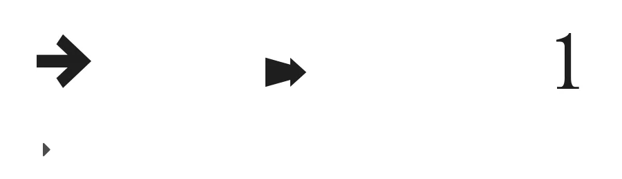Arrow Symbols 1 by Zia  Jamel — Dingbats Font