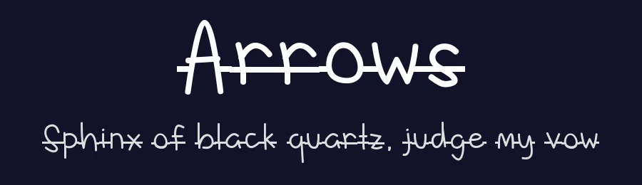 Arrows by Aisyah — Decorative Font — thumbnail 2