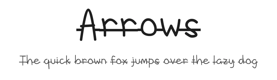 Arrows by Aisyah — Decorative Font