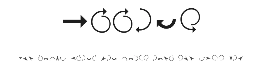 Arrows by JLH Fonts — Dingbats Font