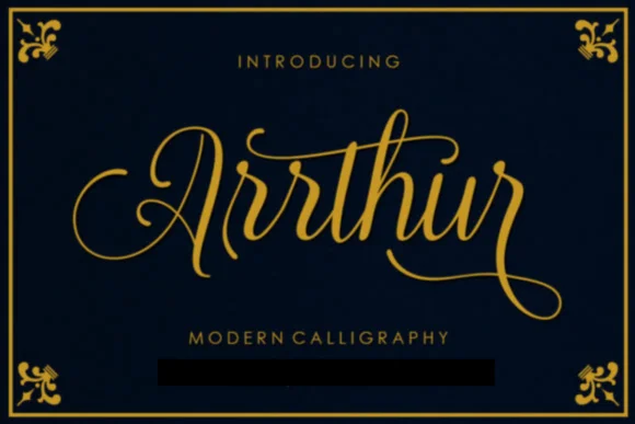 Arrthur Font by Stellar Studio — Script Handwritten Font