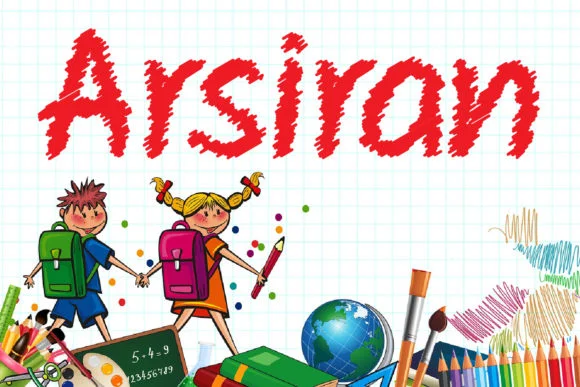 Arsiran Font by da_only_aan — Script Handwritten Font