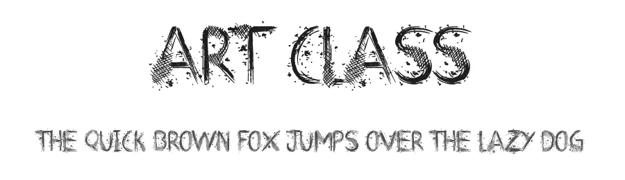 Art Class by JSH creates — Decorative Font