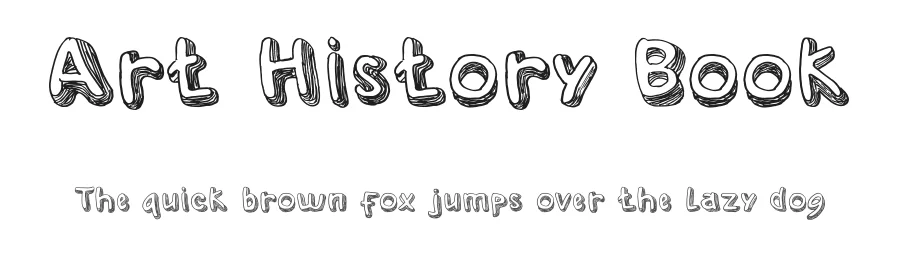 Art History Book by Reguler Studio β Decorative Font