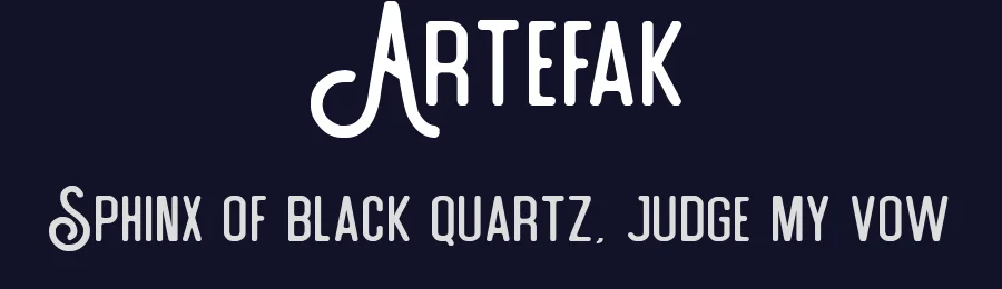 Artefak by Sizimon.id — Decorative Font — thumbnail 2