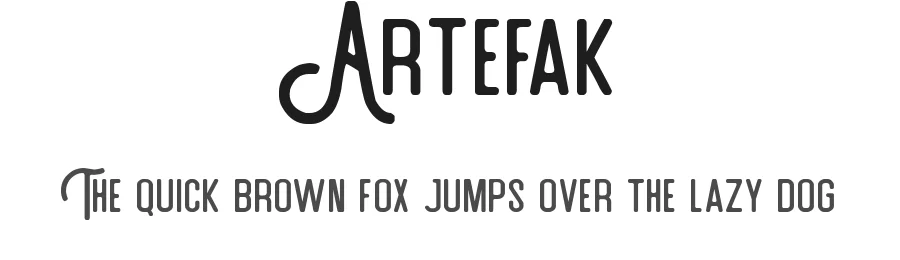 Artefak by Sizimon.id — Decorative Font