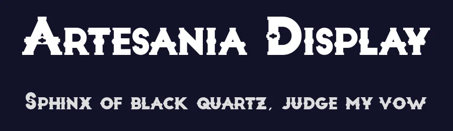 Artesania Display by Antonio Sánchez — Decorative Font — thumbnail 2
