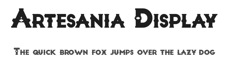 Artesania Display by Antonio SΓ‘nchez β Decorative Font