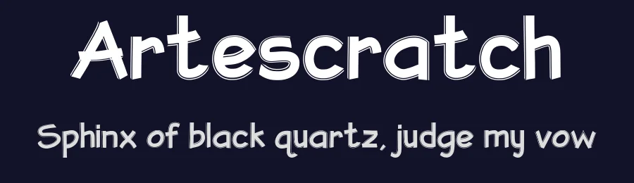 Artescratch by Labastudioid — Decorative Font — thumbnail 2