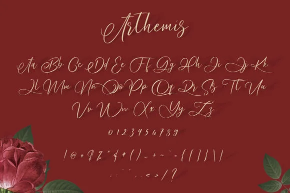 Arthemis Font by Maulana Creative — Script Handwritten Font — thumbnail 7