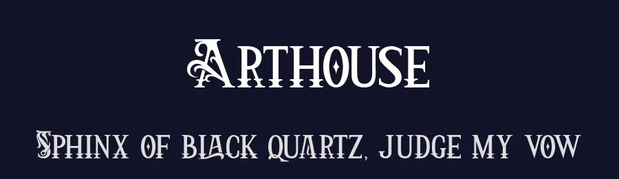 Arthouse by FHFont — Decorative Font — thumbnail 2