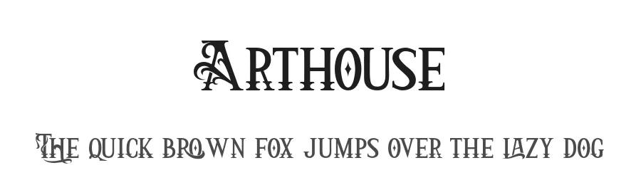 Arthouse by FHFont — Decorative Font