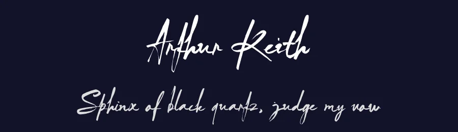 Arthur Keith by DLetters.Std — Script Handwritten Font — thumbnail 2