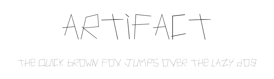 Artifact by Guillaume Kurkdjian — Decorative Font