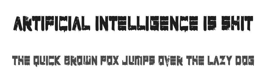 Artificial Intelligence Is Shit