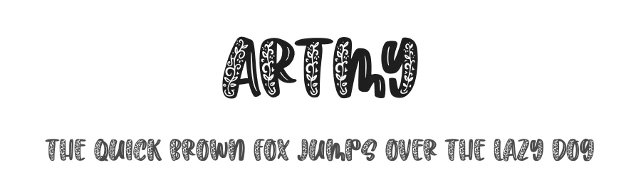 Artmy by Abo Daniel Studio — Decorative Font