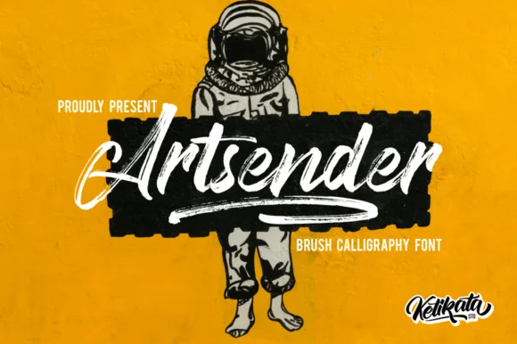 Artsender Font by Ketikata Studio — Script Handwritten Font