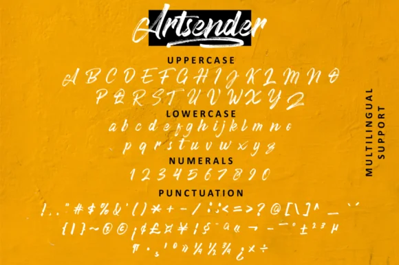 Artsender Font by Ketikata Studio — Script Handwritten Font — thumbnail 7