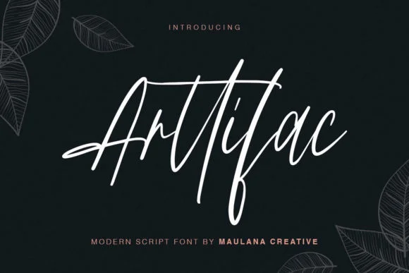 Arttifac Font by Maulana Creative — Script Handwritten Font