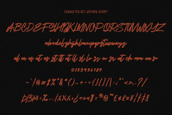 Arturia Script Font by Maulana Creative — Script Handwritten Font — thumbnail 9