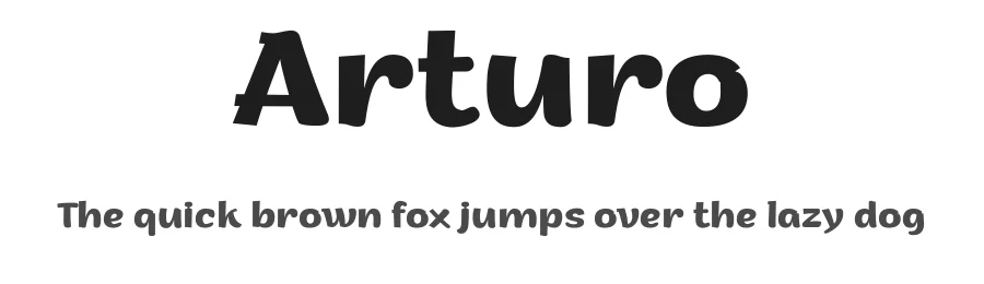Arturo by Zetafonts — Sans Serif Font