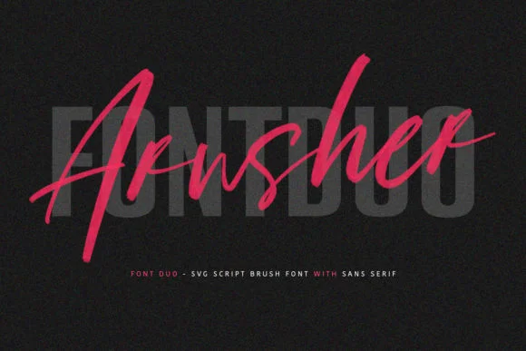 Arusher Font by Maulana Creative — Script Handwritten Font