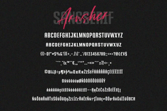 Arusher Font by Maulana Creative — Script Handwritten Font — thumbnail 6