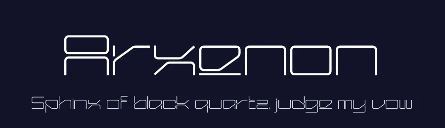 Arxenon by Denustudios — Display Font — thumbnail 2