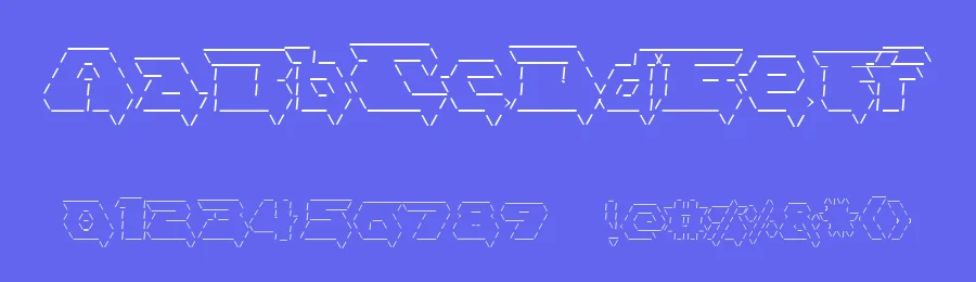 Asciid by fontvir.us — Display Font — thumbnail 3