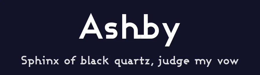 Ashby by Apostrophic Labs — Sans Serif Font — thumbnail 2