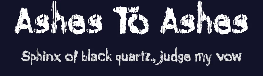 Ashes To Ashes by Samyuli — Script Handwritten Font — thumbnail 2