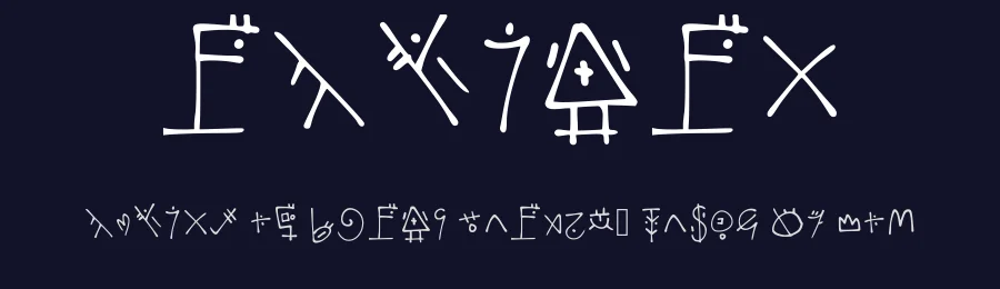 Ashican by Tired Opossum — Dingbats Font — thumbnail 2
