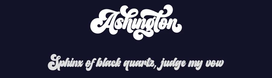 Ashington by Subectype & Orenari — Script Handwritten Font — thumbnail 2