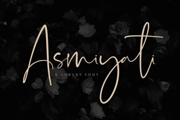 Asmiyati Font by Graphicfresh — Script Handwritten Font