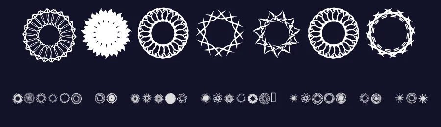 Asorion by Magistr — Dingbats Font — thumbnail 2
