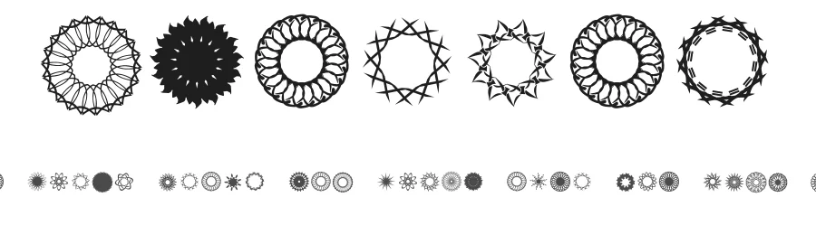 Asorion by Magistr — Dingbats Font
