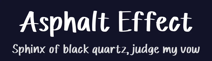Asphalt Effect by Studio Hello Good — Script Handwritten Font — thumbnail 2