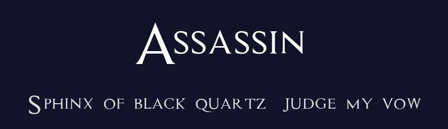 Assassin by Alphabet&Type® — Serif Font — thumbnail 2