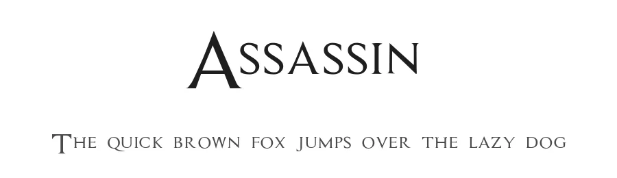 Assassin by Alphabet&Type® — Serif Font