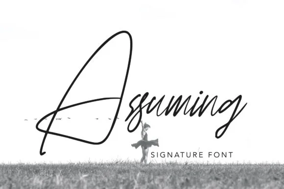 Assuming Font by Arendxstudio — Script Handwritten Font