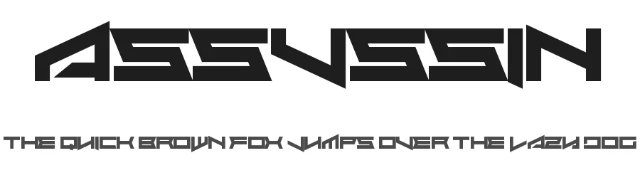 Assvssin by Chequered Ink — Display Font
