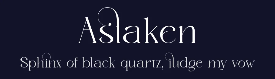 Astaken by Penatic Studio — Serif Font — thumbnail 2