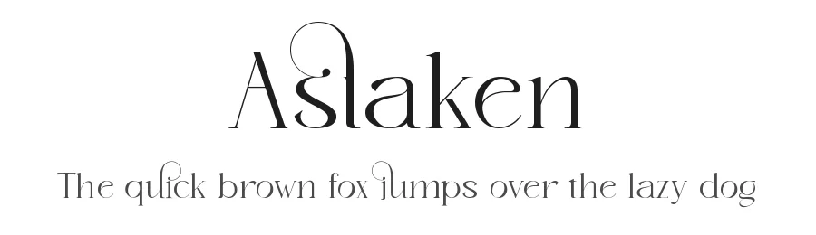 Astaken by Penatic Studio — Serif Font
