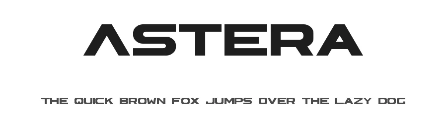 Astera by Kira Polyarush — Display Font